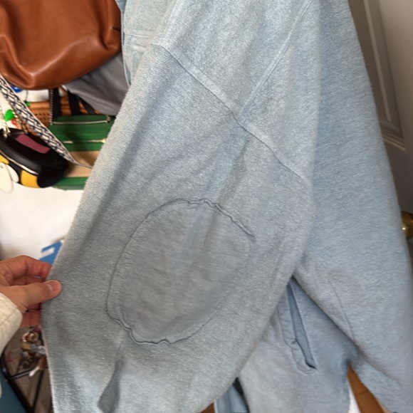 Used Free People Women's Blue Jacket - Picture 2 of 4